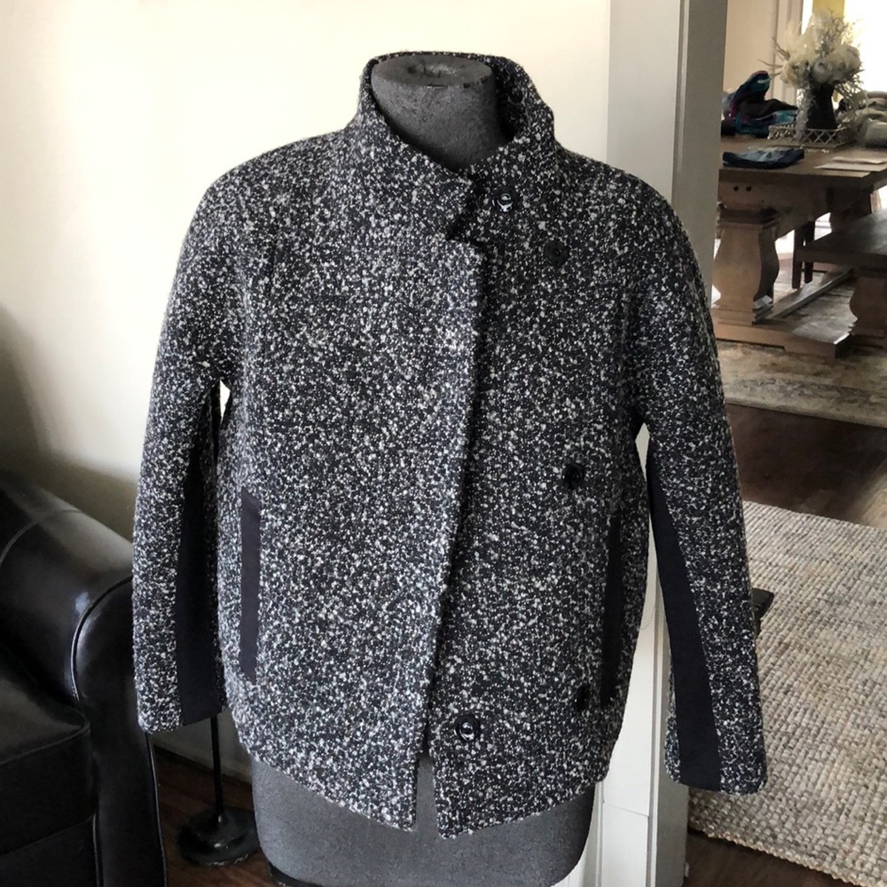 J Crew black and white jacket